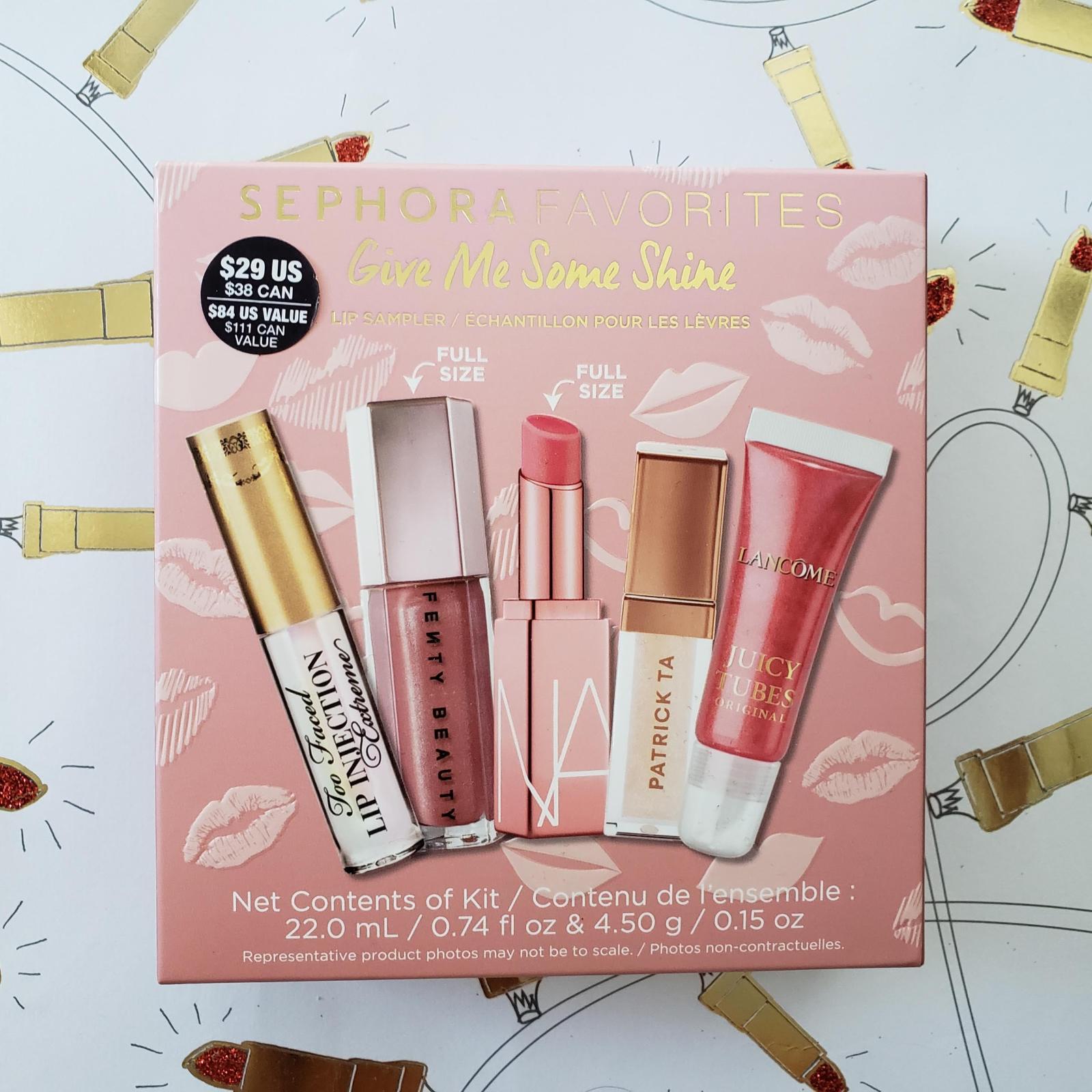 Sephora Favorites Give Me Some Shine Balm And Gloss Lip Set Review Front