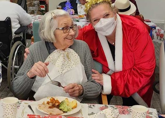 Bupa Enfield residents celebrate Christmas in July