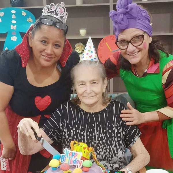 Bupa Aged Care Cairns Mad hatters birthday party