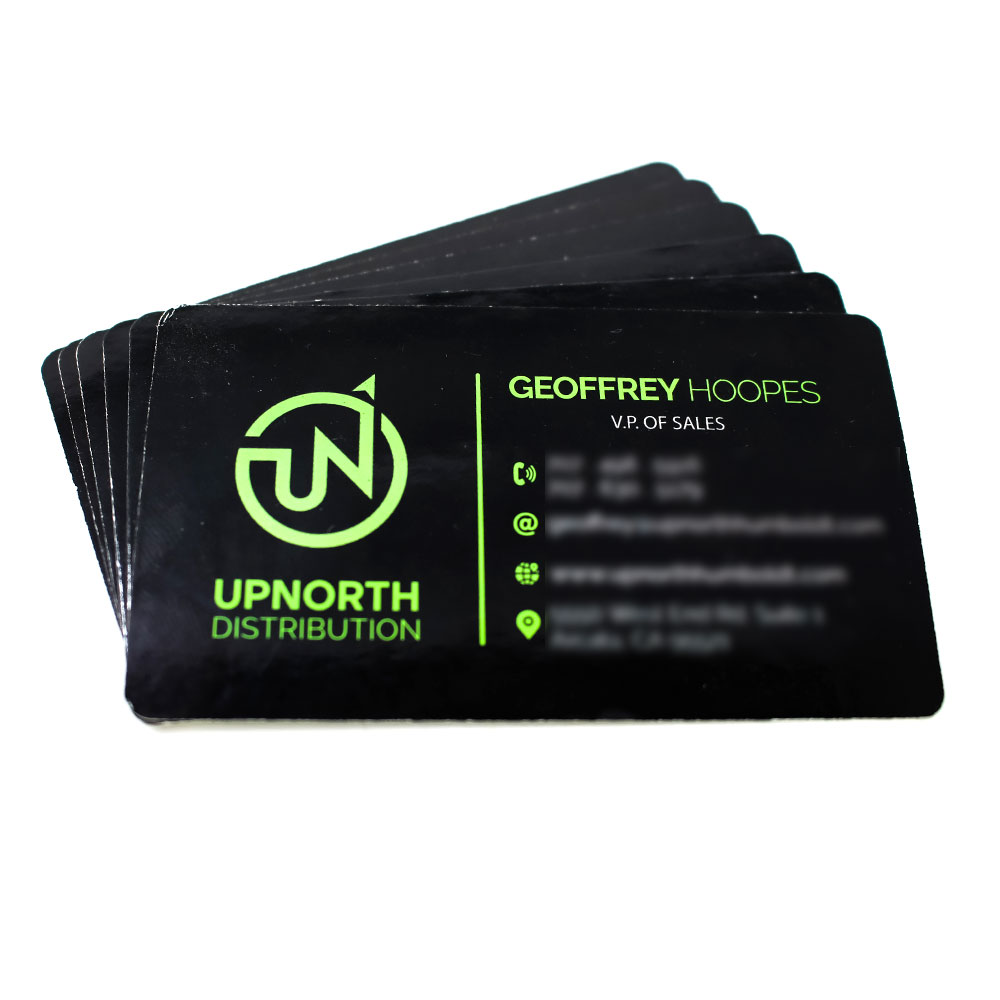 UpNorth Distribution Business Cards Back