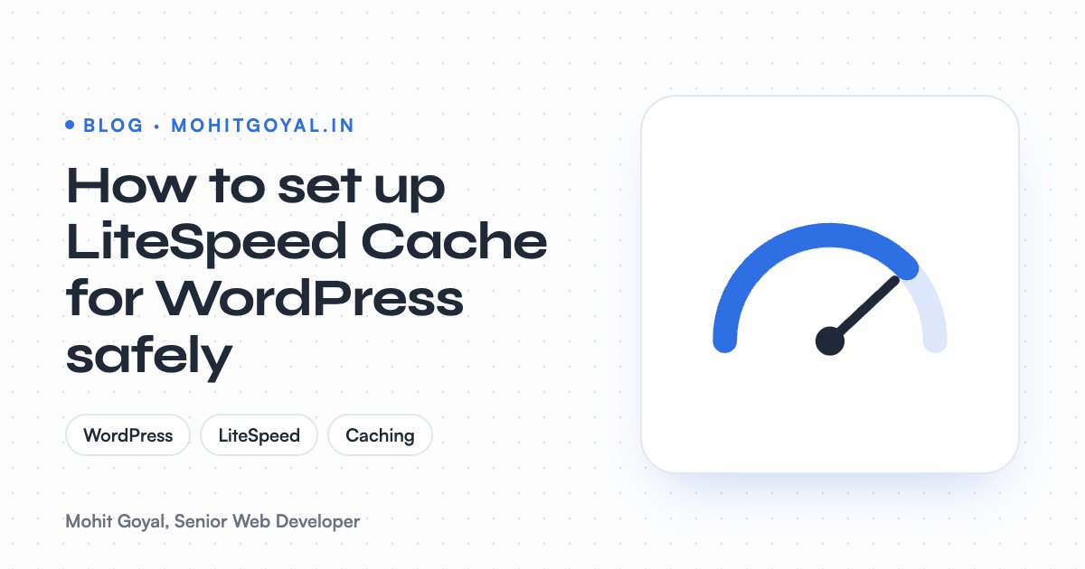 How to set up LiteSpeed Cache for WordPress safely