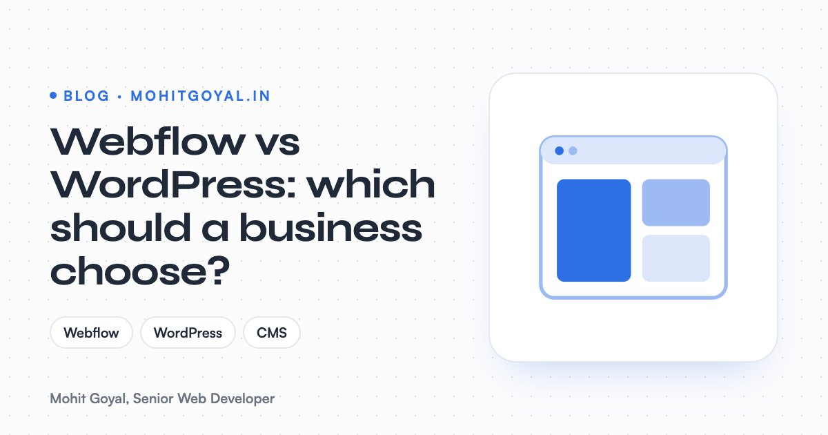 Webflow vs WordPress: which should a business choose?