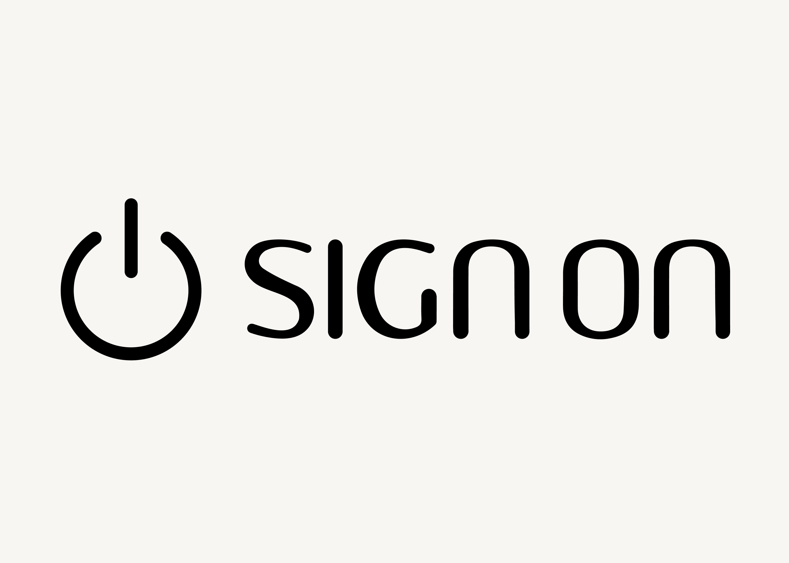 sign on logotype