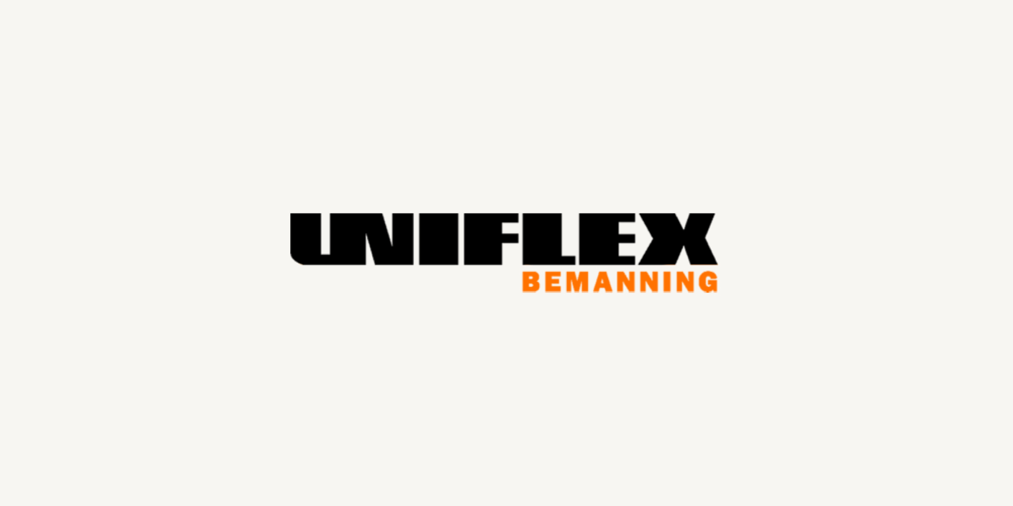 Logotyp för Uniflex.