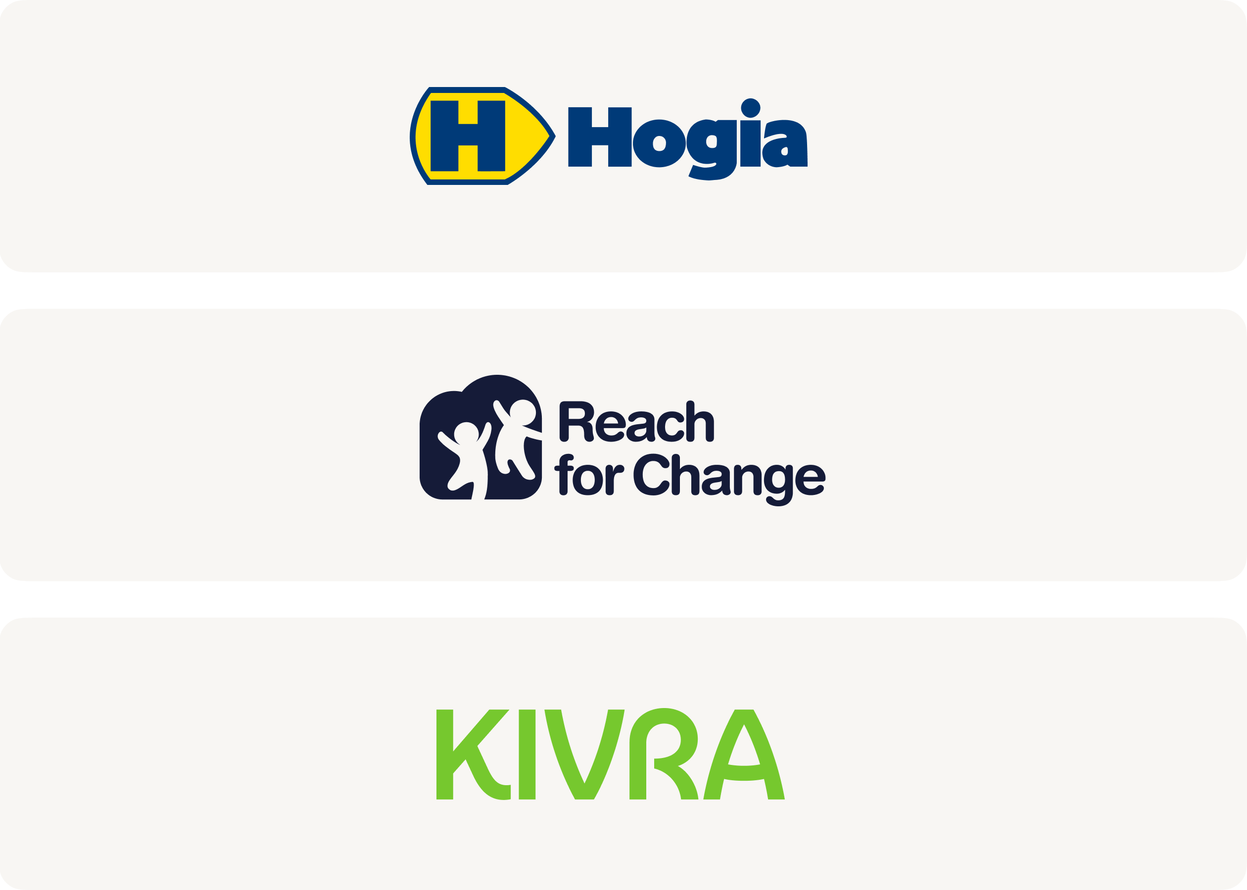 reach for change – hogia/kivra
