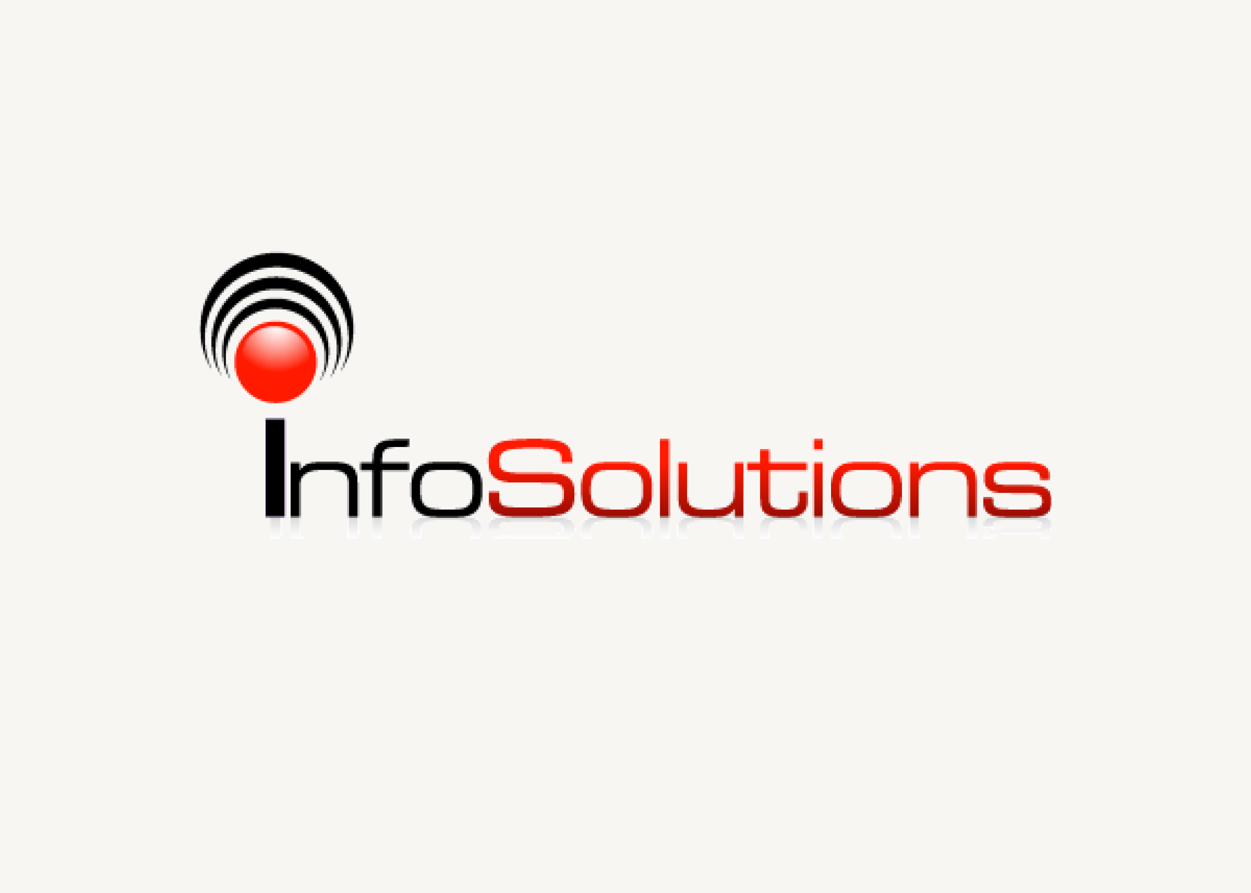 Logotyp med InfoSolutions