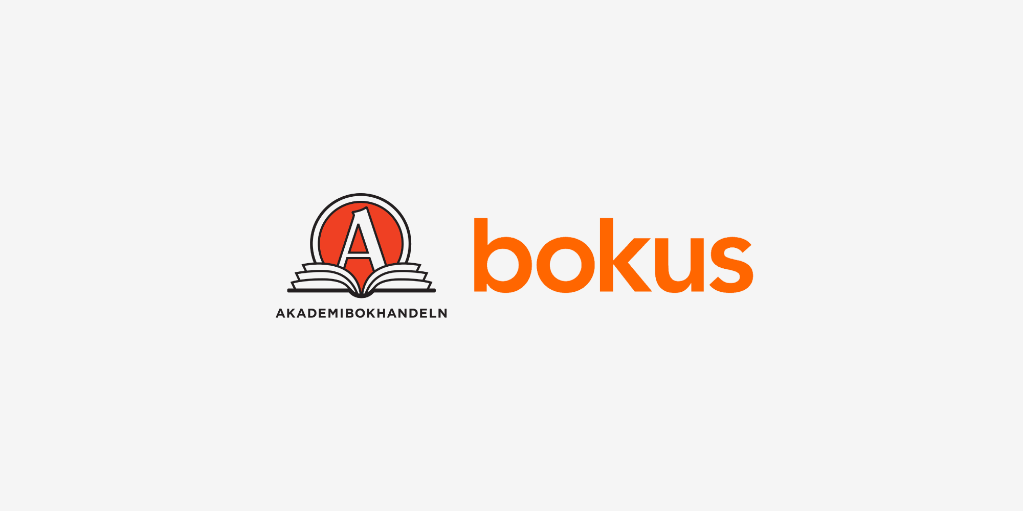 Logotyp för Akademibokhandeln och Bokus.