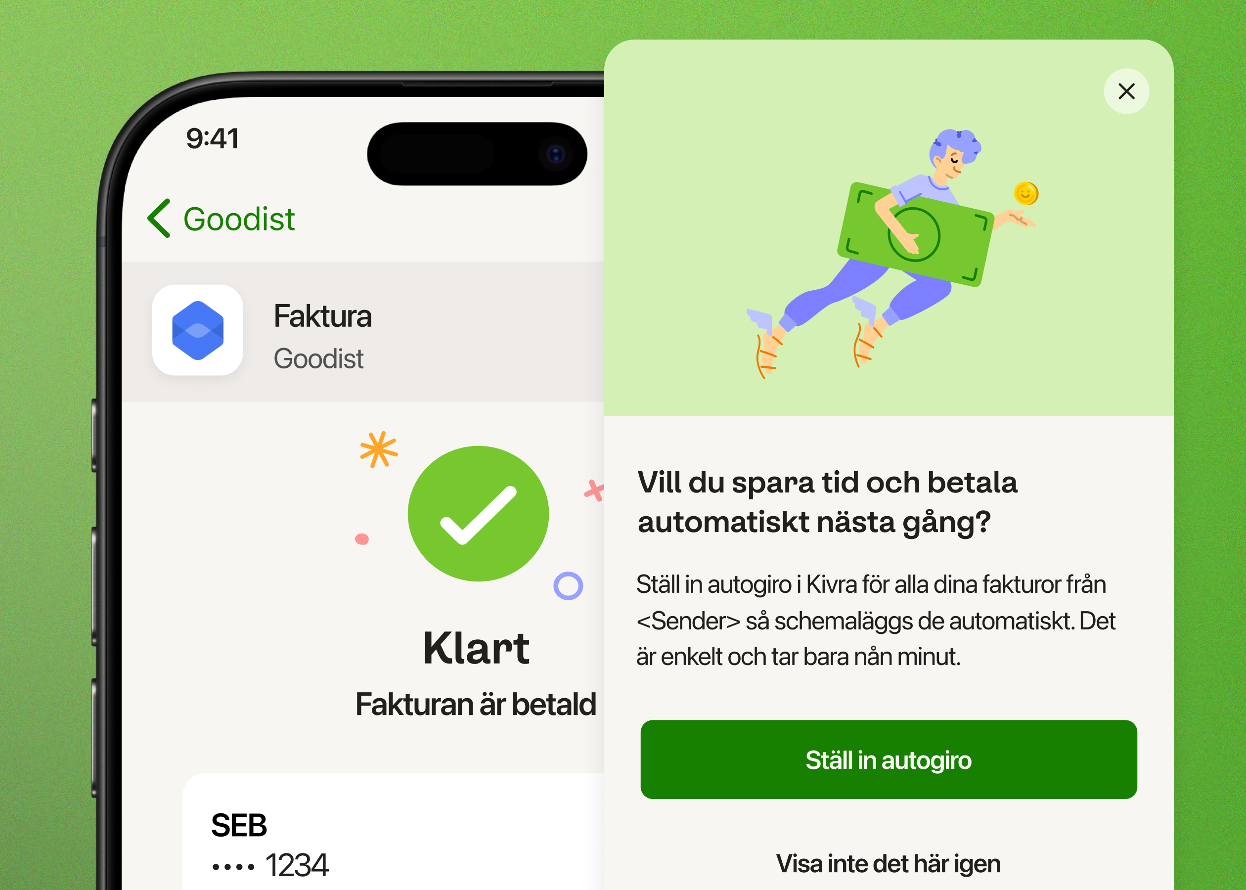 bild som visar hur det ser ut med popup från braze