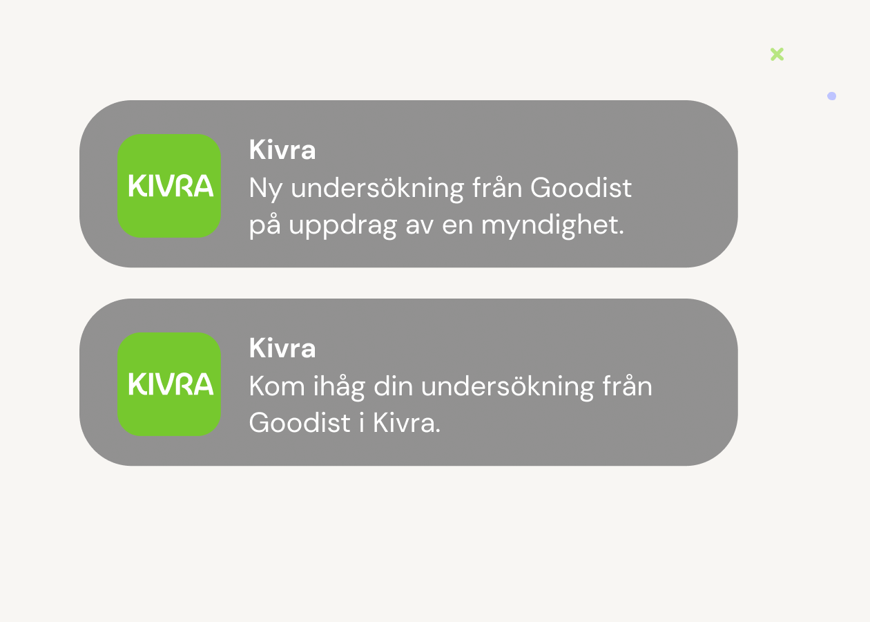 Notisflöde undersökningar