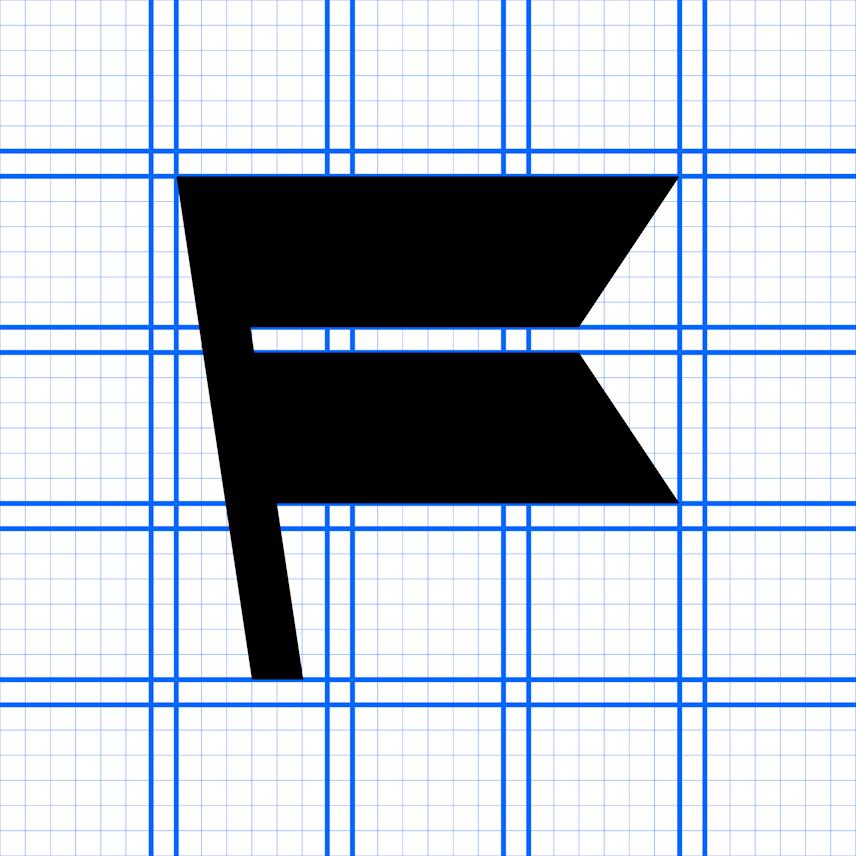 rules behind the geometry of the followers project logo