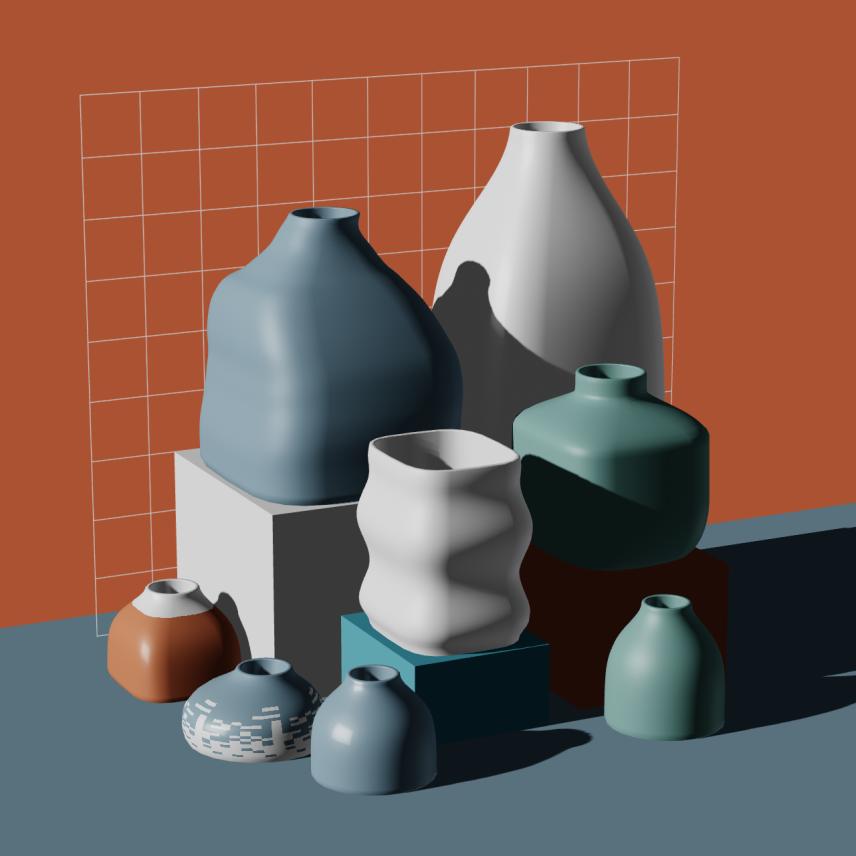 Preview of NFT token Parametric Pottery #57