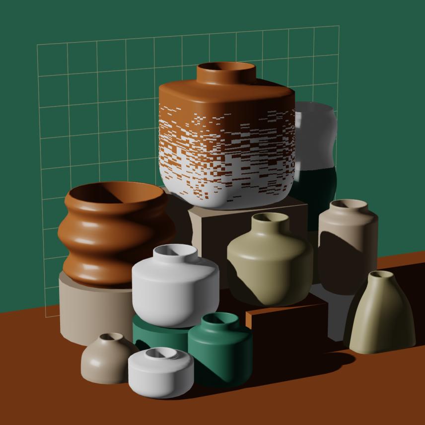 Preview of NFT token Parametric Pottery #48