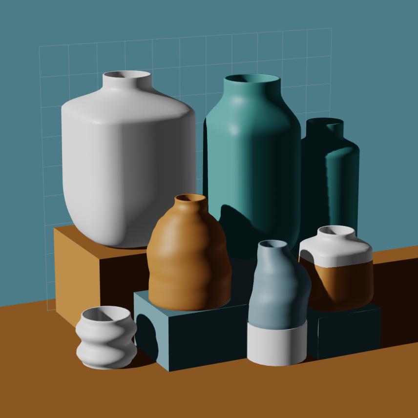 Preview of NFT token Parametric Pottery #132