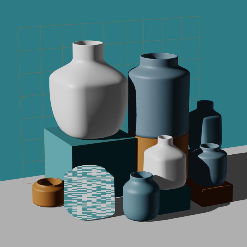 Preview of NFT token Parametric Pottery #104