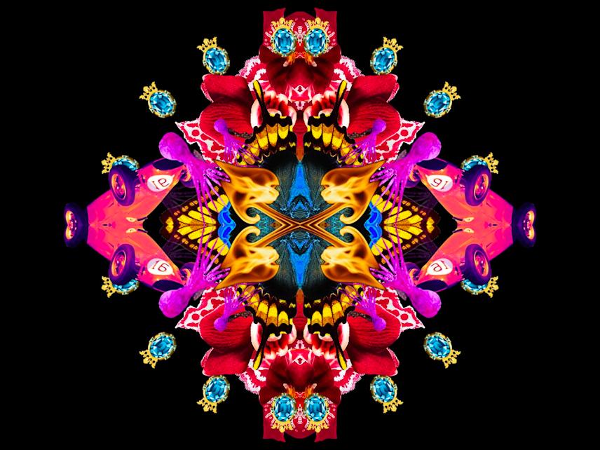 screenshot of bombay sapphire dreams generative animation