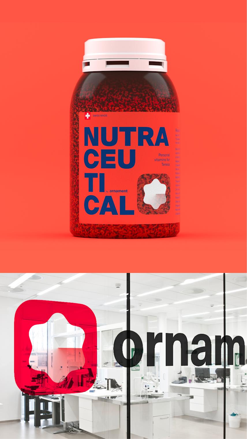 logo and packaging concept for ornament health
