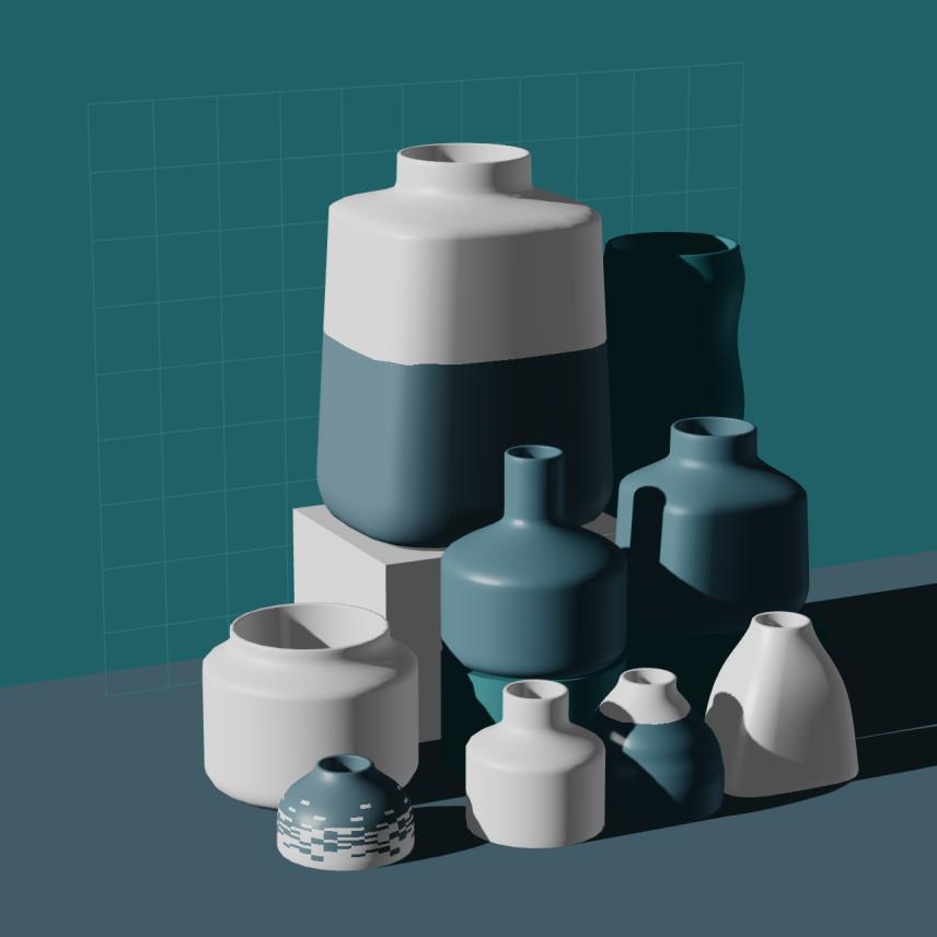 Preview of NFT token Parametric Pottery #81