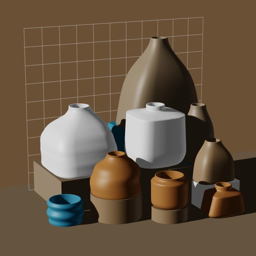 Preview of NFT token Parametric Pottery #135