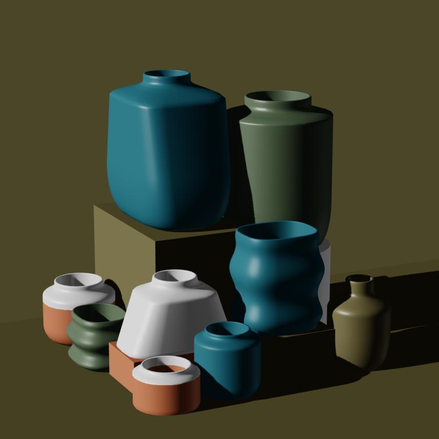 Preview of NFT token Parametric Pottery #155