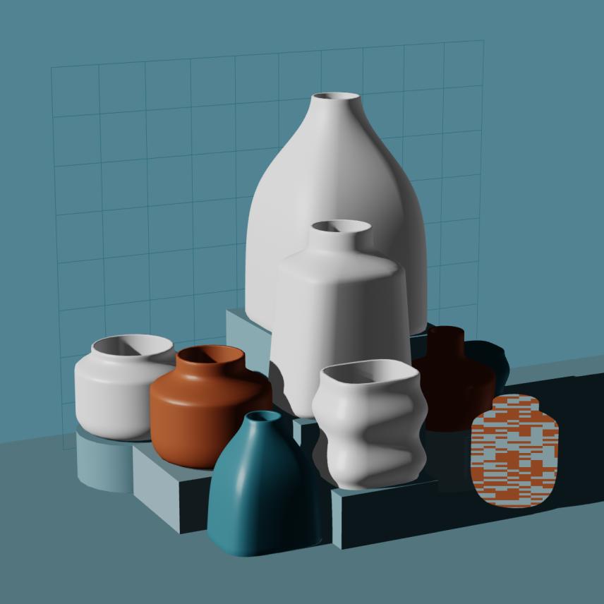 Preview of NFT token Parametric Pottery #61