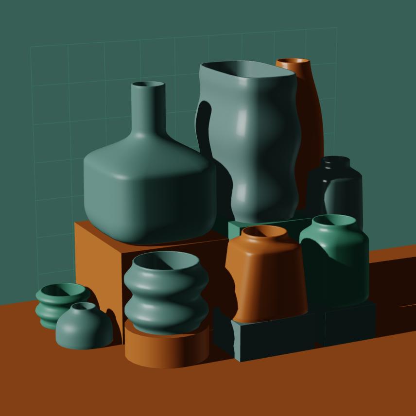 Preview of NFT token Parametric Pottery #53