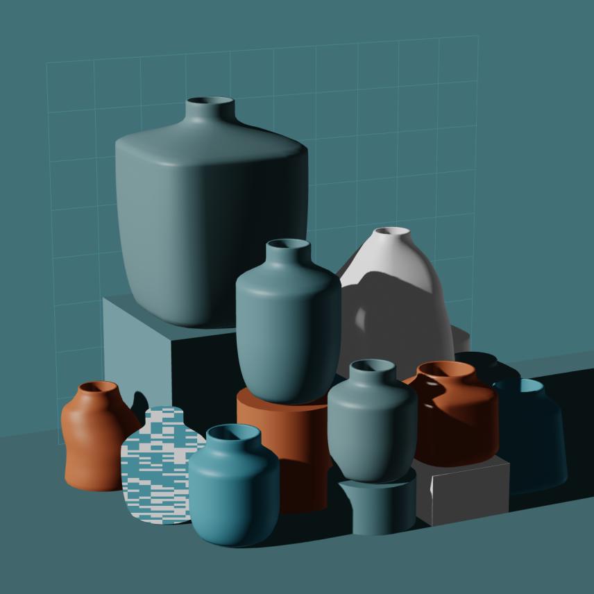 Preview of NFT token Parametric Pottery #54