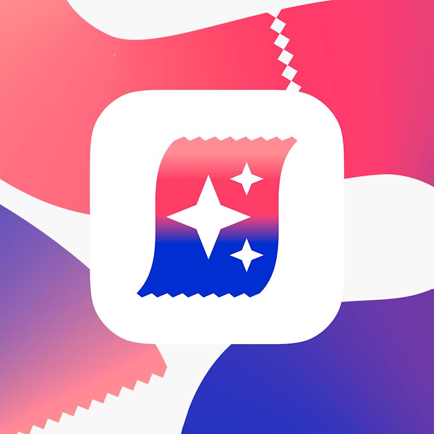 logo and branding elements for a splitsnap app