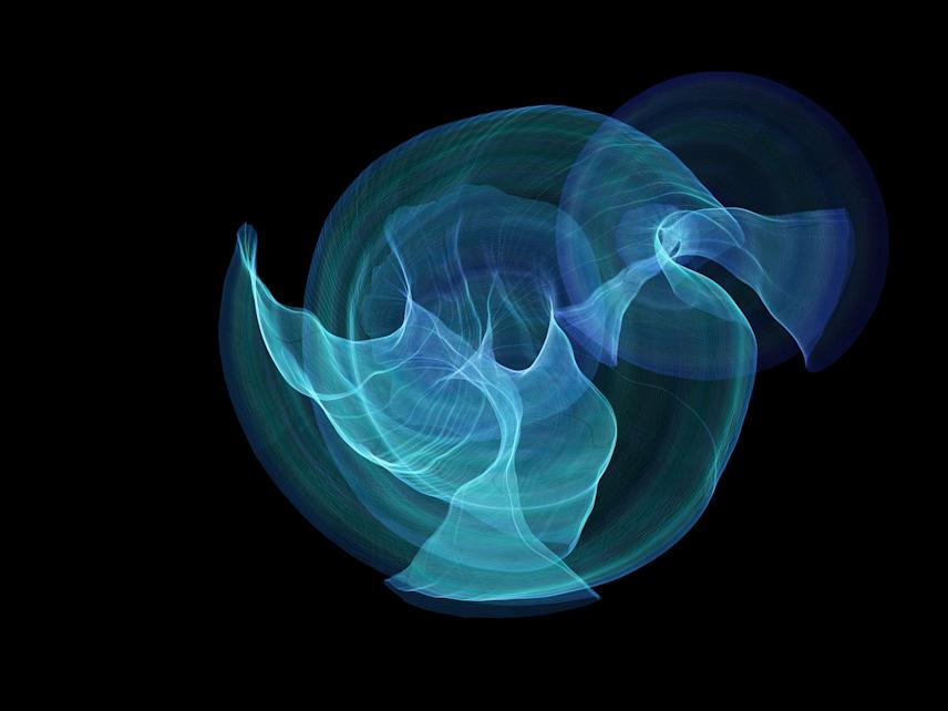 image generated with the mollusca generative program