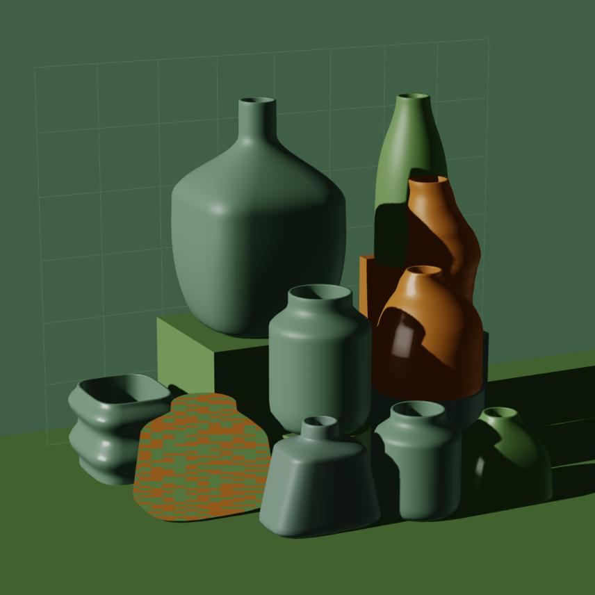 Preview of NFT token Parametric Pottery #100