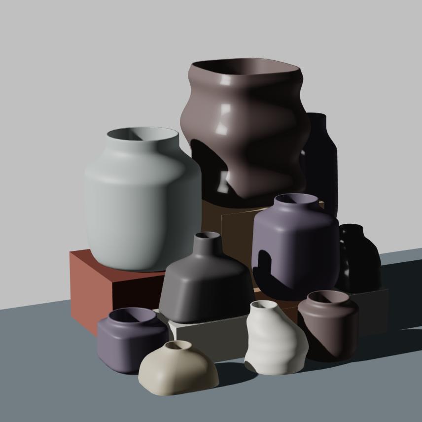 Preview of NFT token Parametric Pottery #170