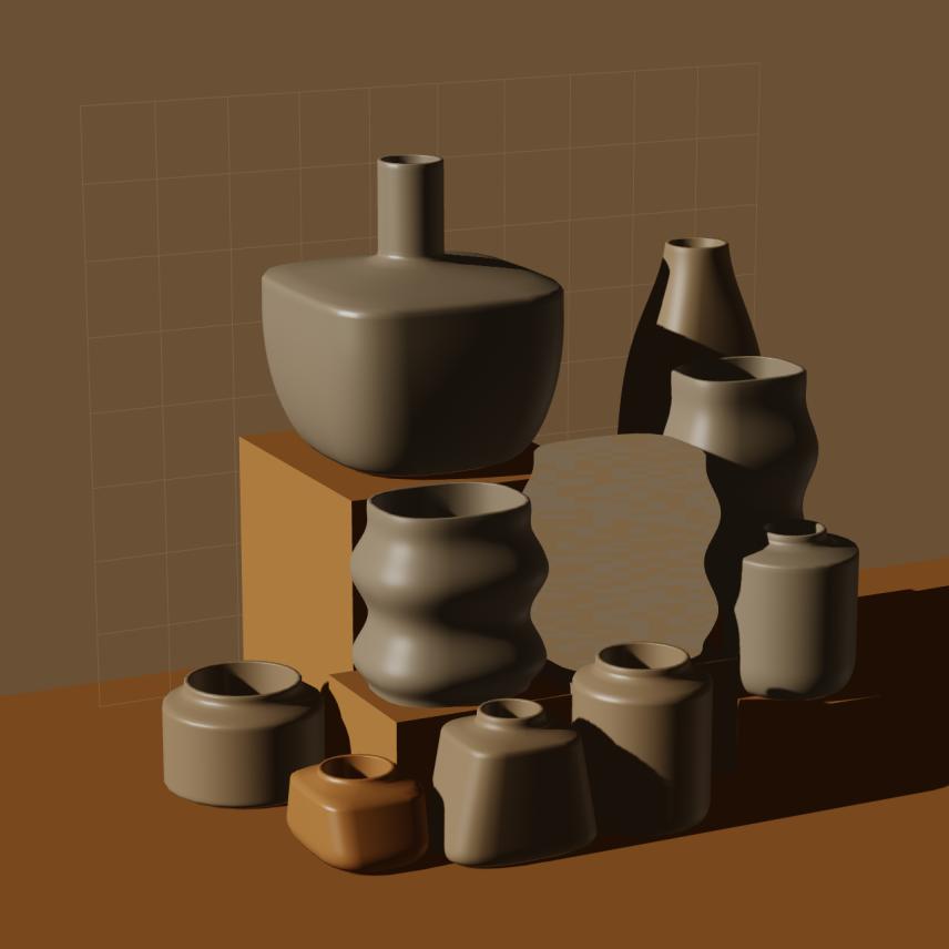 Preview of NFT token Parametric Pottery #131