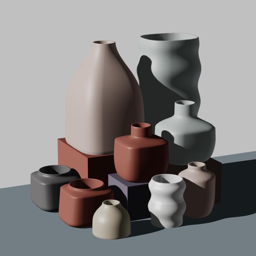 Preview of NFT token Parametric Pottery #159