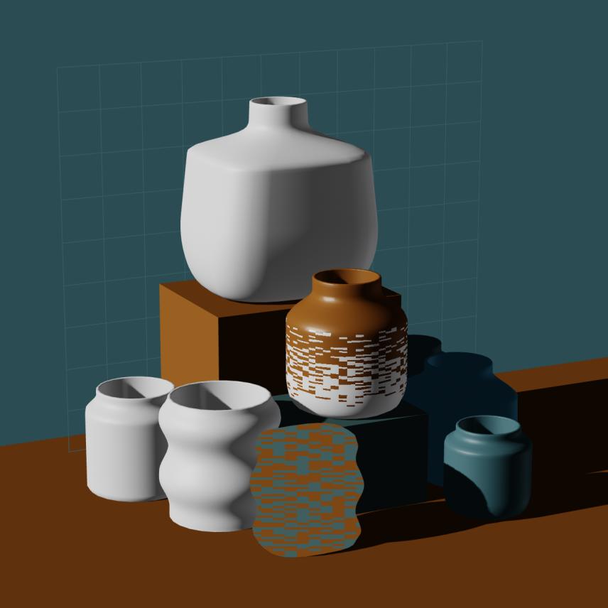 Preview of NFT token Parametric Pottery #187