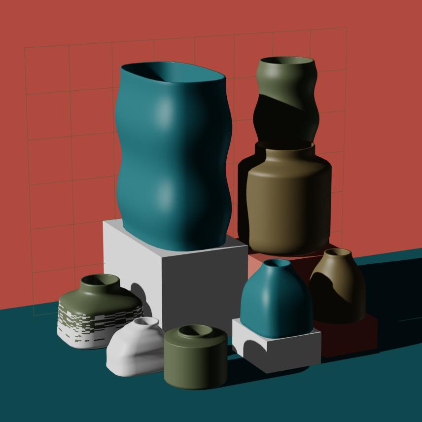 Preview of NFT token Parametric Pottery #148