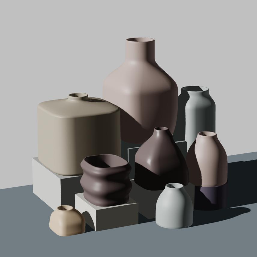 Preview of NFT token Parametric Pottery #157