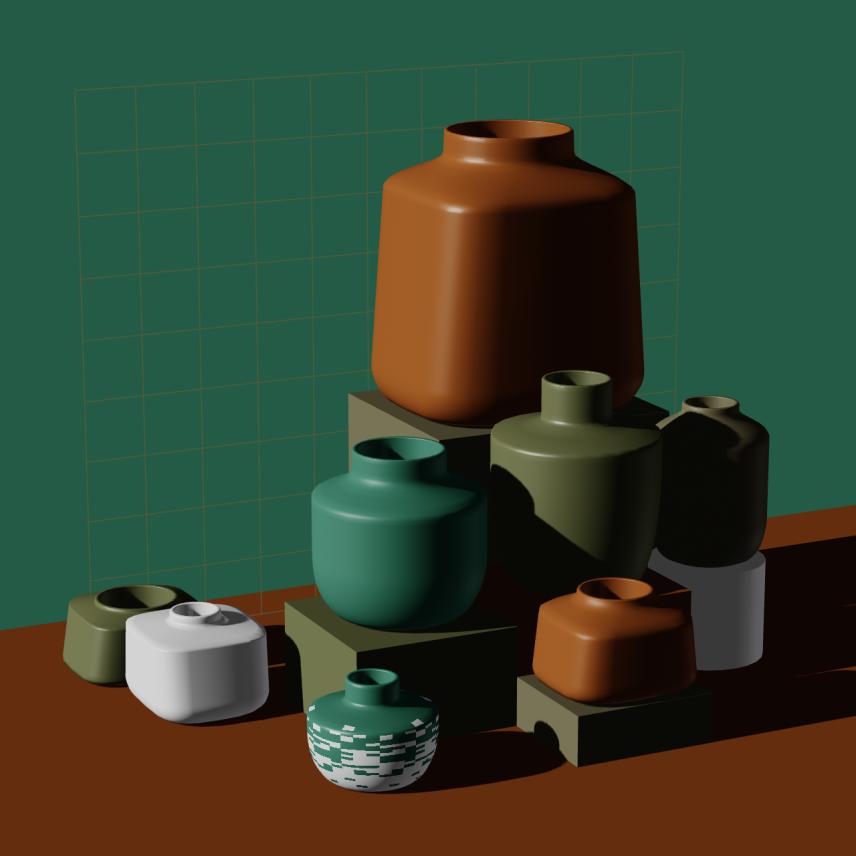 Preview of NFT token Parametric Pottery #76