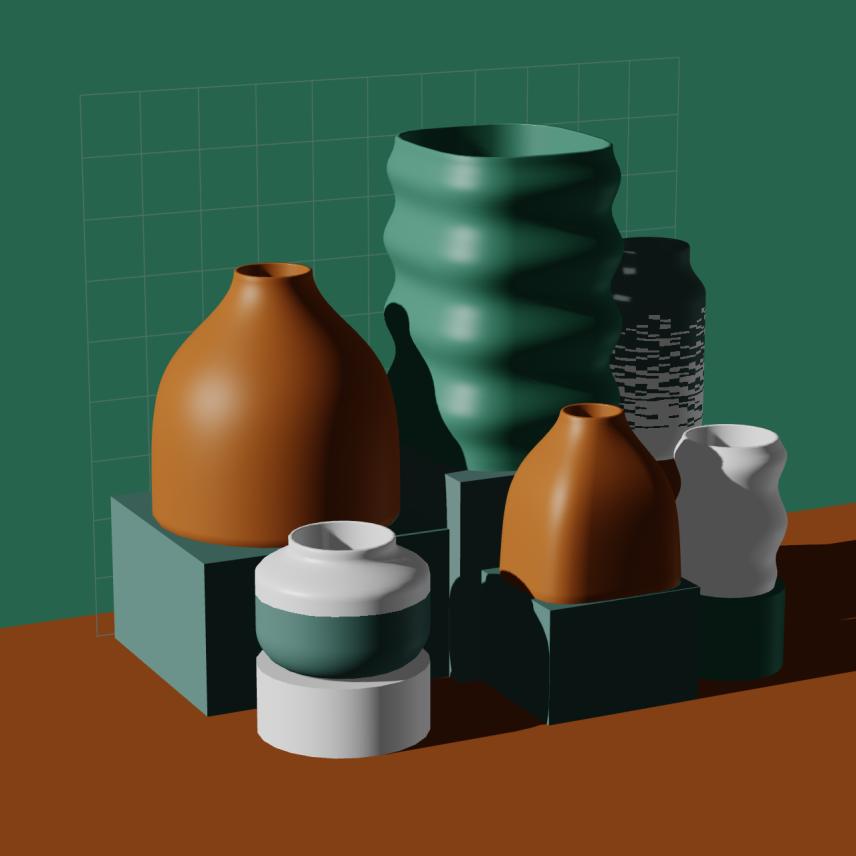 Preview of NFT token Parametric Pottery #83