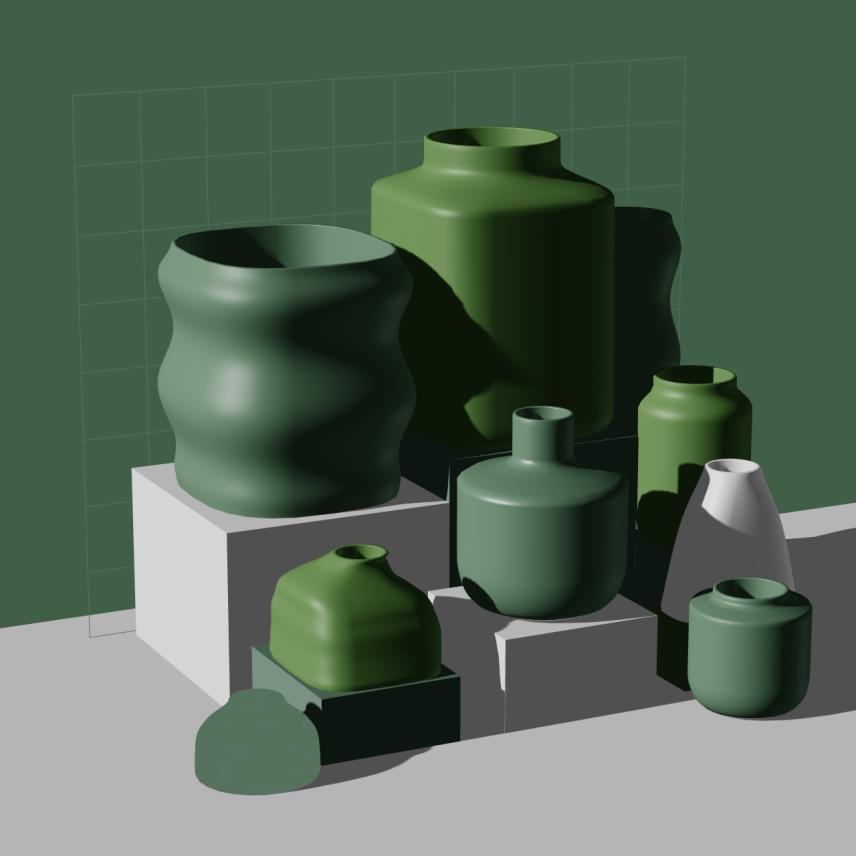 Preview of NFT token Parametric Pottery #113