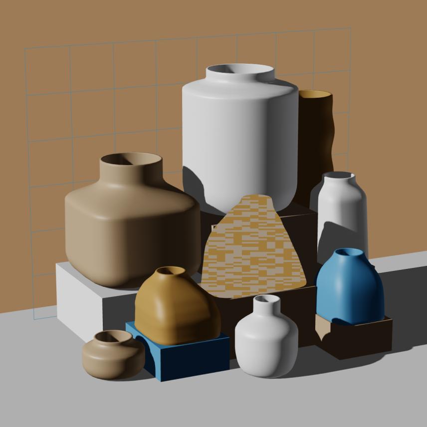 Preview of NFT token Parametric Pottery #168