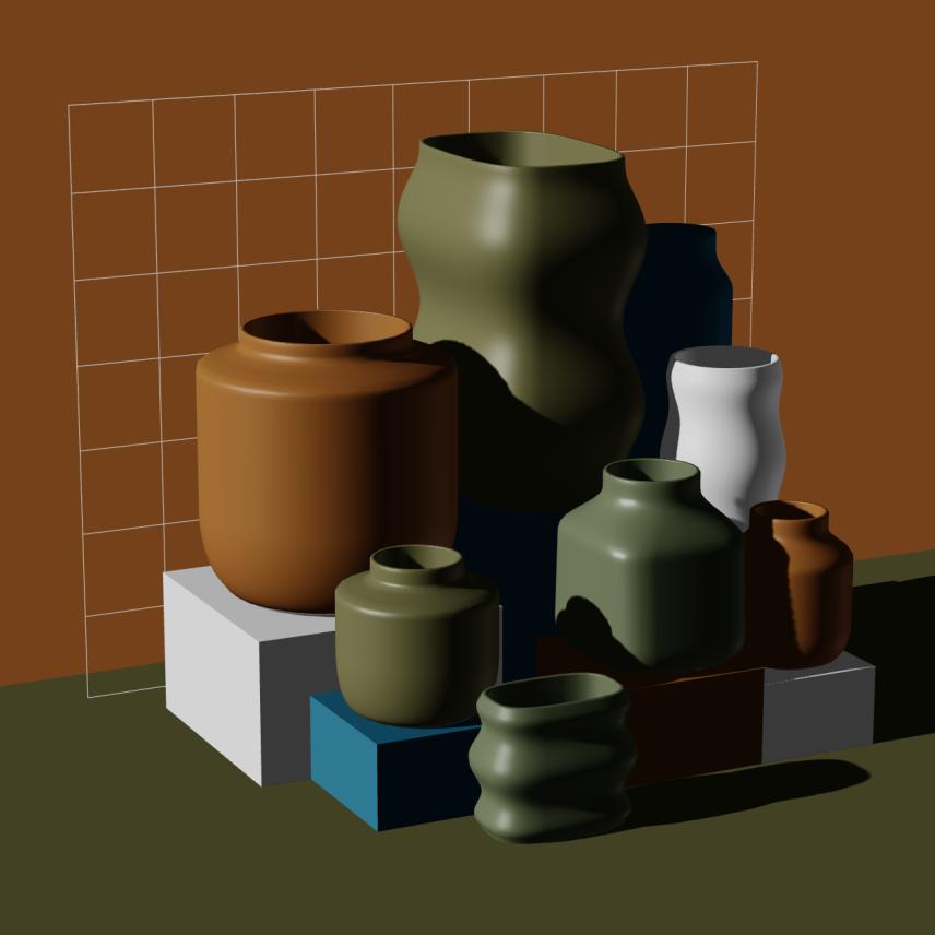 Preview of NFT token Parametric Pottery #115