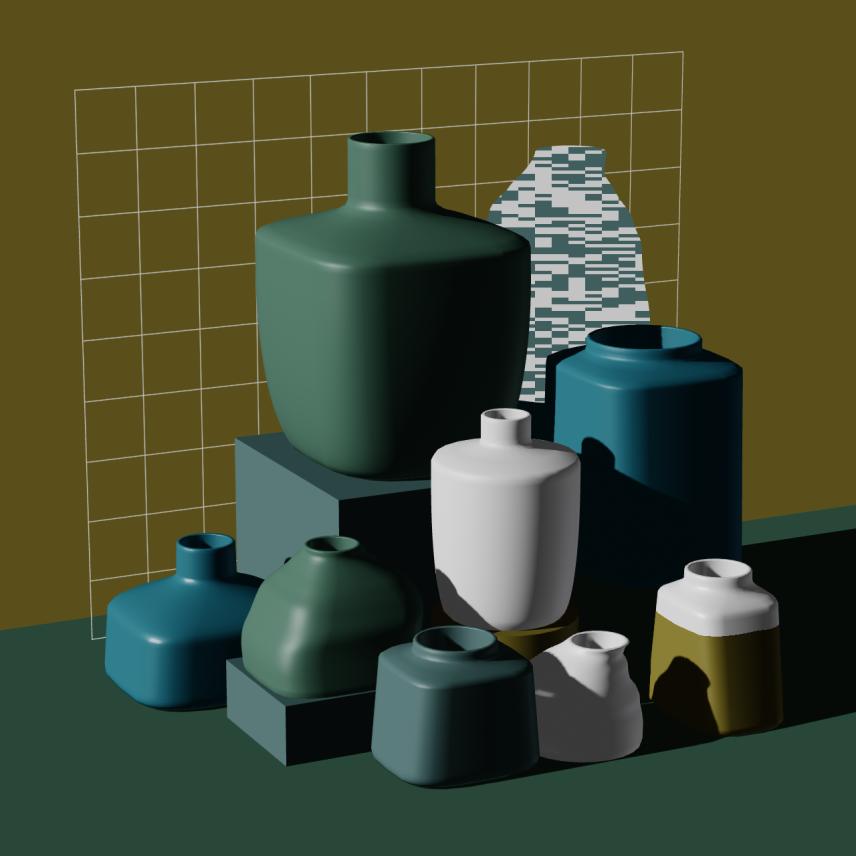 Preview of NFT token Parametric Pottery #92