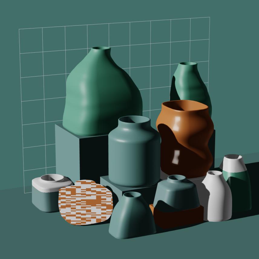 Preview of NFT token Parametric Pottery #23