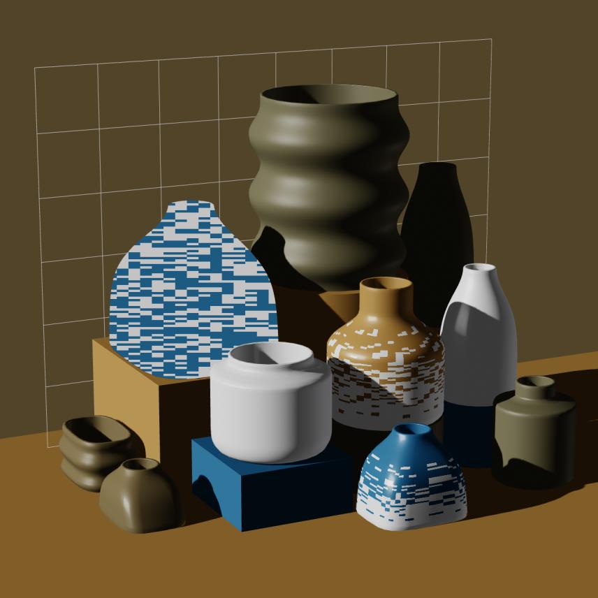 Preview of NFT token Parametric Pottery #17