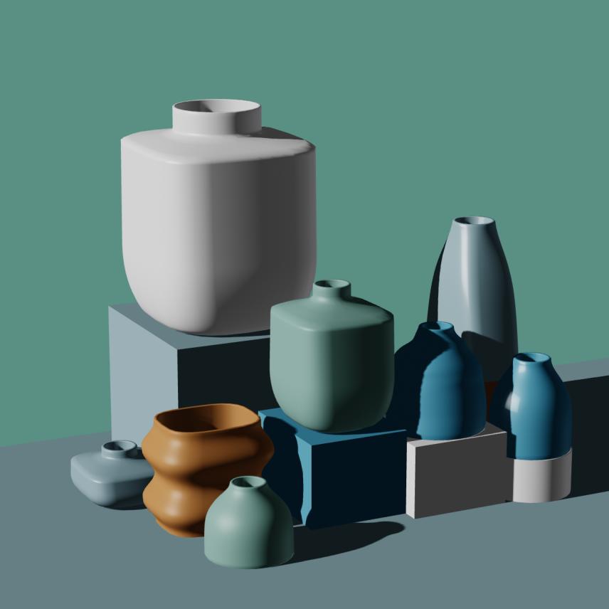 Preview of NFT token Parametric Pottery #69