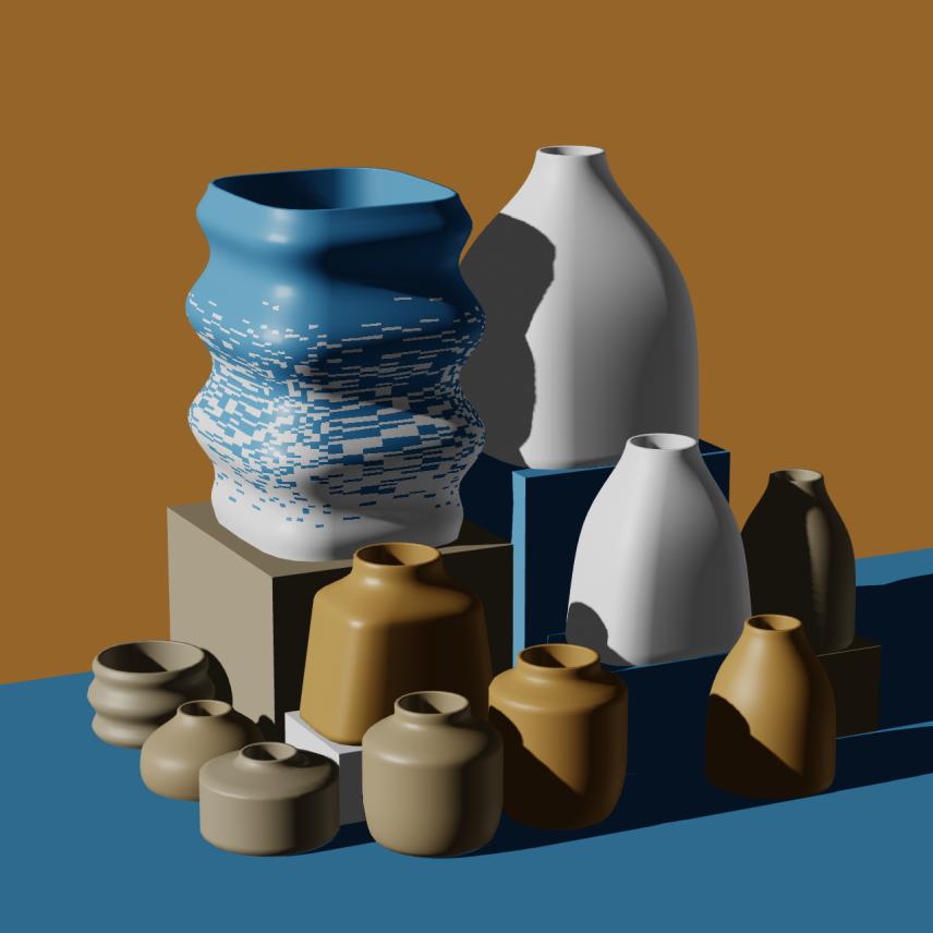 Preview of NFT token Parametric Pottery #153