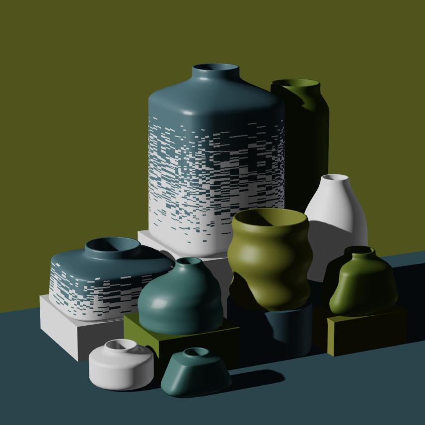 Preview of NFT token Parametric Pottery #26