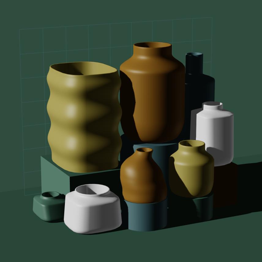 Preview of NFT token Parametric Pottery #65