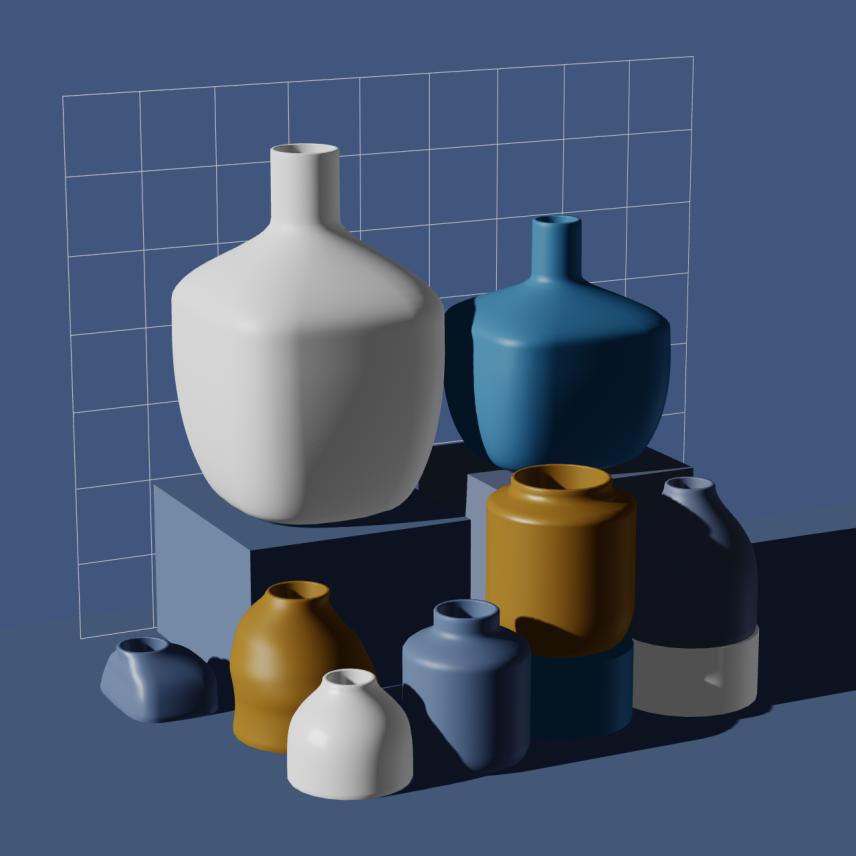 Preview of NFT token Parametric Pottery #177