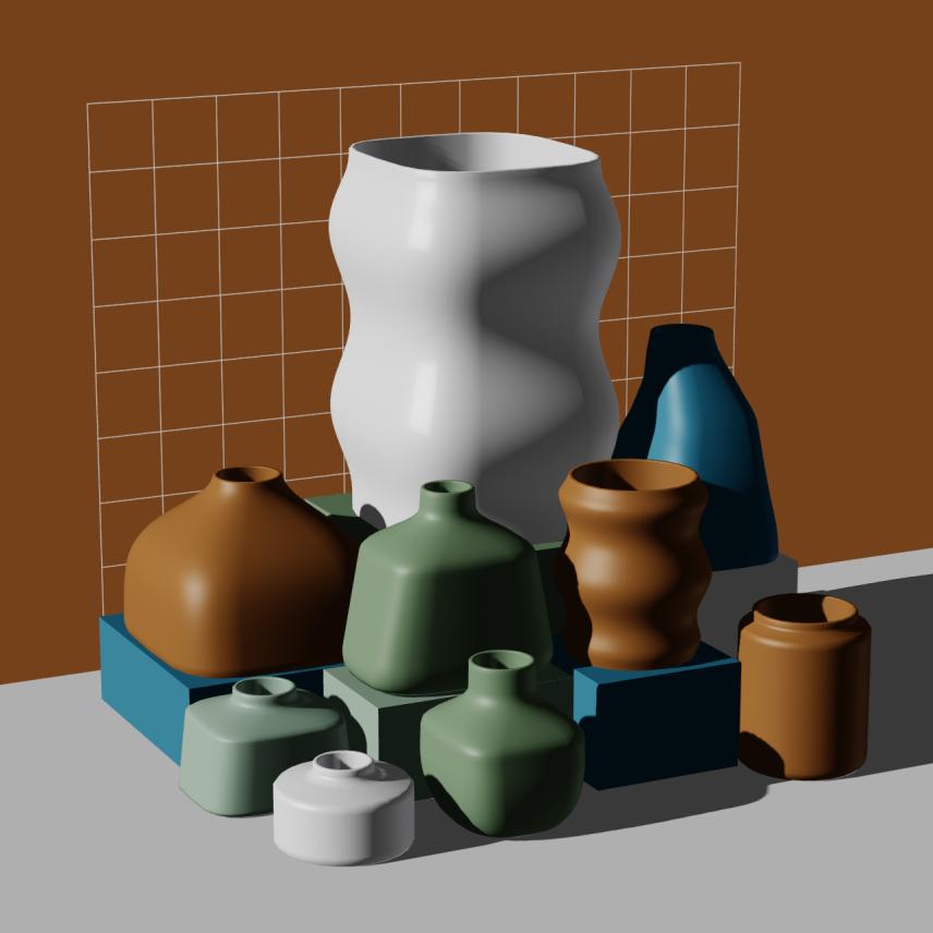 Preview of NFT token Parametric Pottery #162