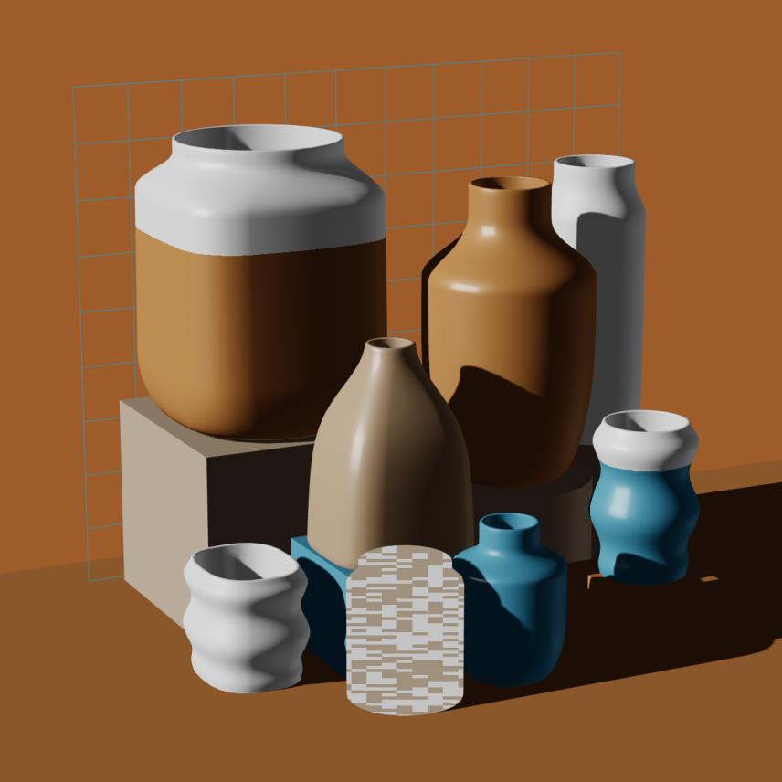 Preview of NFT token Parametric Pottery #133